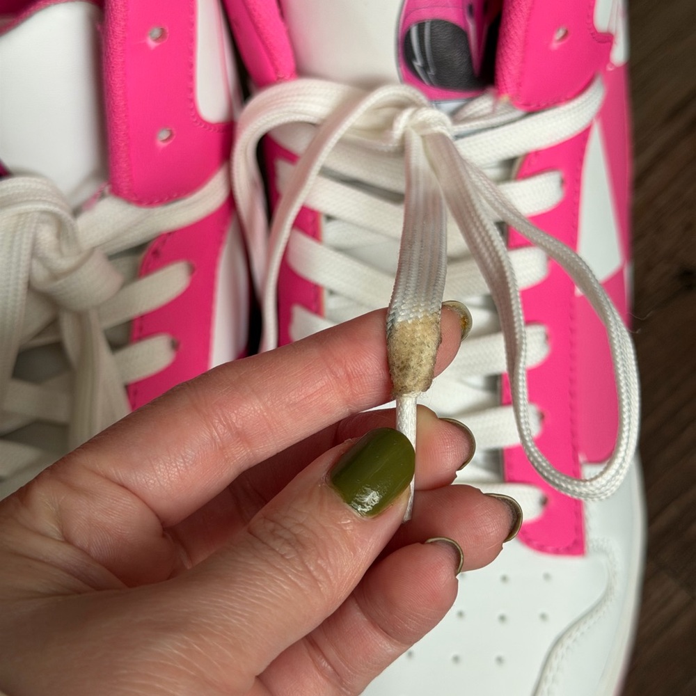 Pink Power Rangers Costume Fun.Com Adult Sneakers - Picture 4 of 7